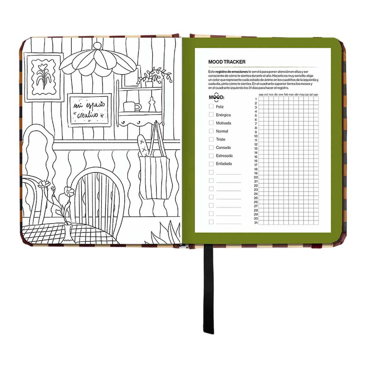 Agenda Escolar 11 Meses 2026-2027 128x154 mm Mini Vista Semanal Universo UO Espanhol Multicolor-16