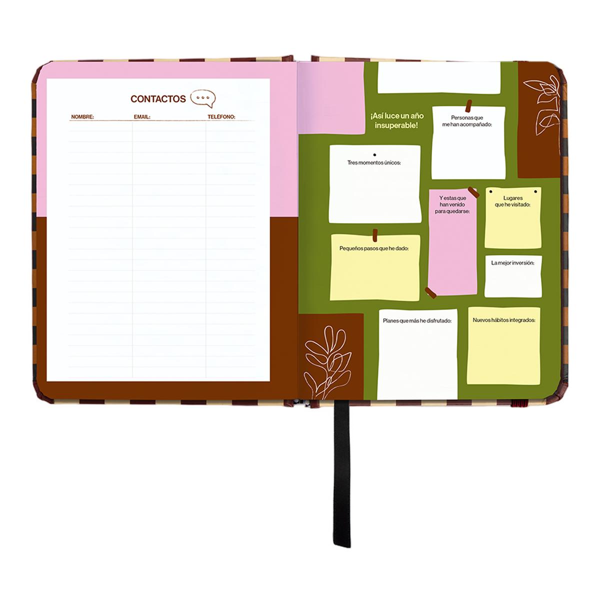 Agenda Escolar 11 Meses 2026-2027 128x154 mm Mini Vista Semanal Universo UO Espanhol Multicolor-18