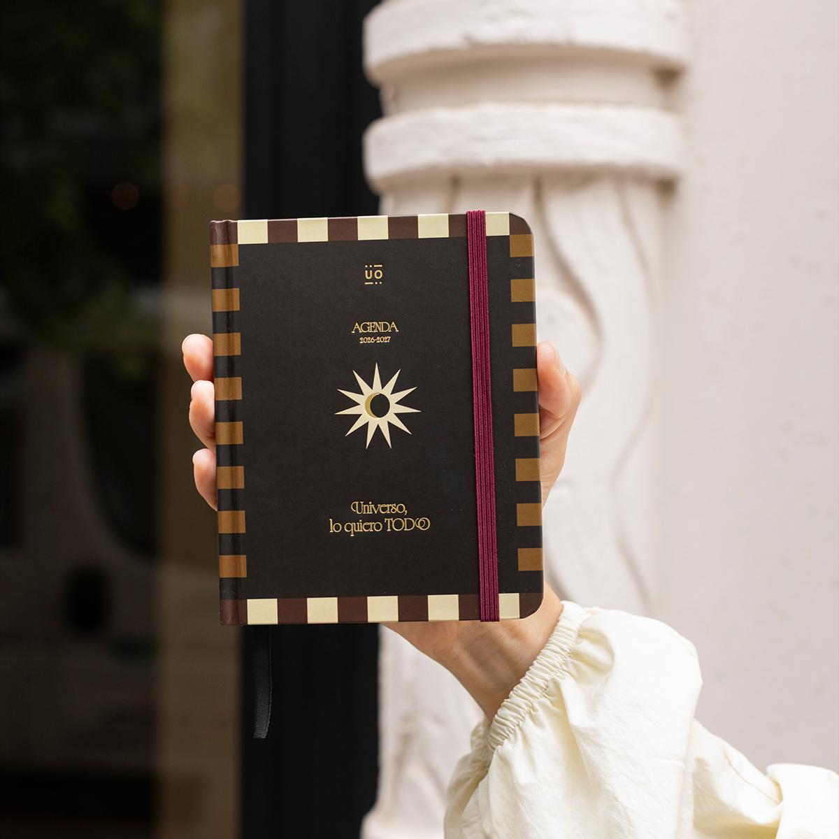 Agenda Escolar 11 Meses 2026-2027 128x154 mm Mini Vista Semanal Universo UO Espanhol Multicolor-22