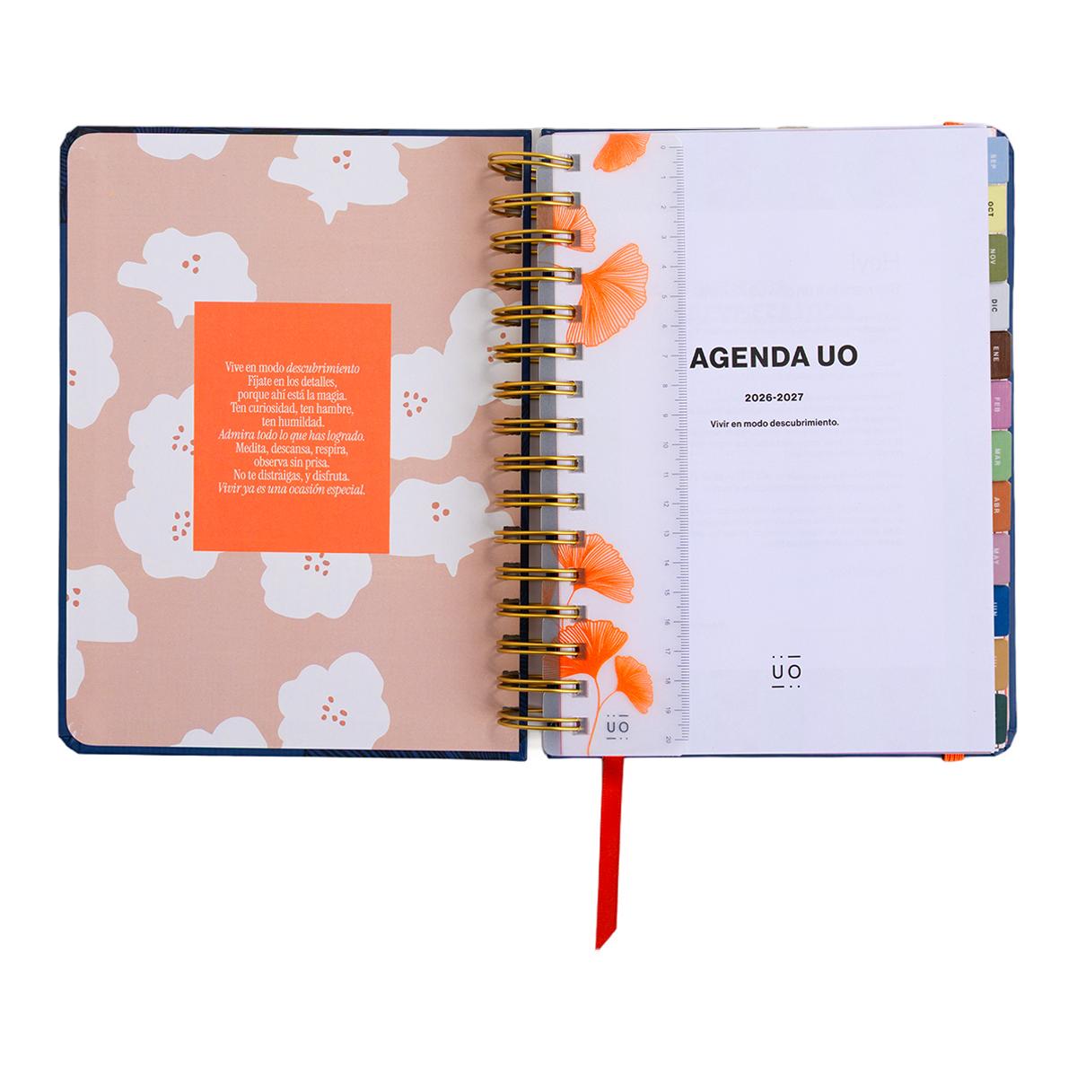 Agenda Escolar 11 Meses 2026-2027 168x220 mm Vista Semanal Kyoto UO Espanhol Multicolor-2