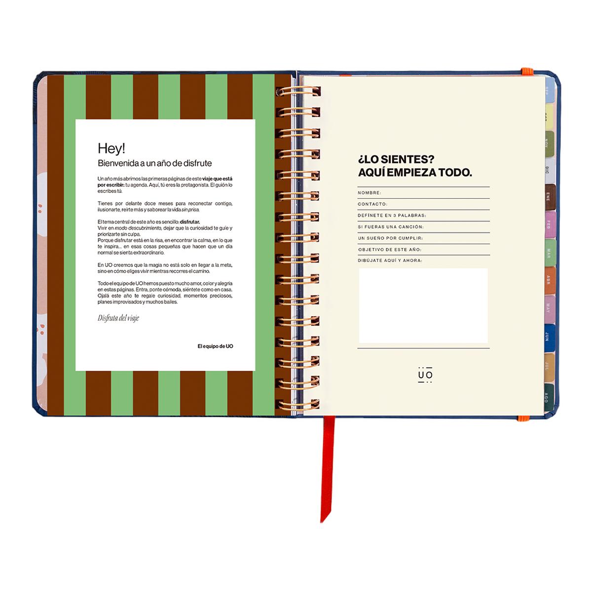 Agenda Escolar 11 Meses 2026-2027 168x220 mm Vista Semanal Kyoto UO Espanhol Multicolor-3