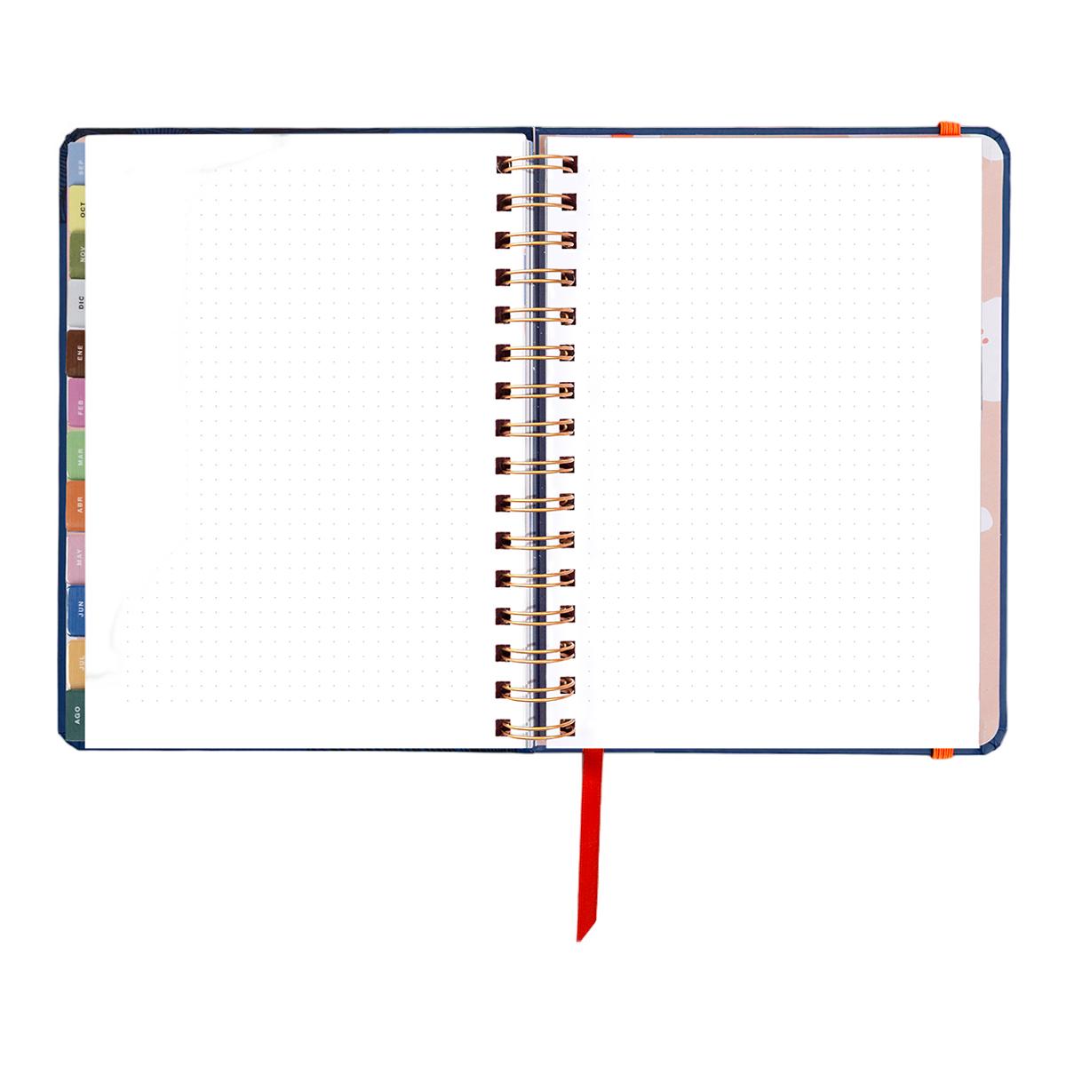 Agenda Escolar 11 Meses 2026-2027 168x220 mm Vista Semanal Kyoto UO Espanhol Multicolor-18