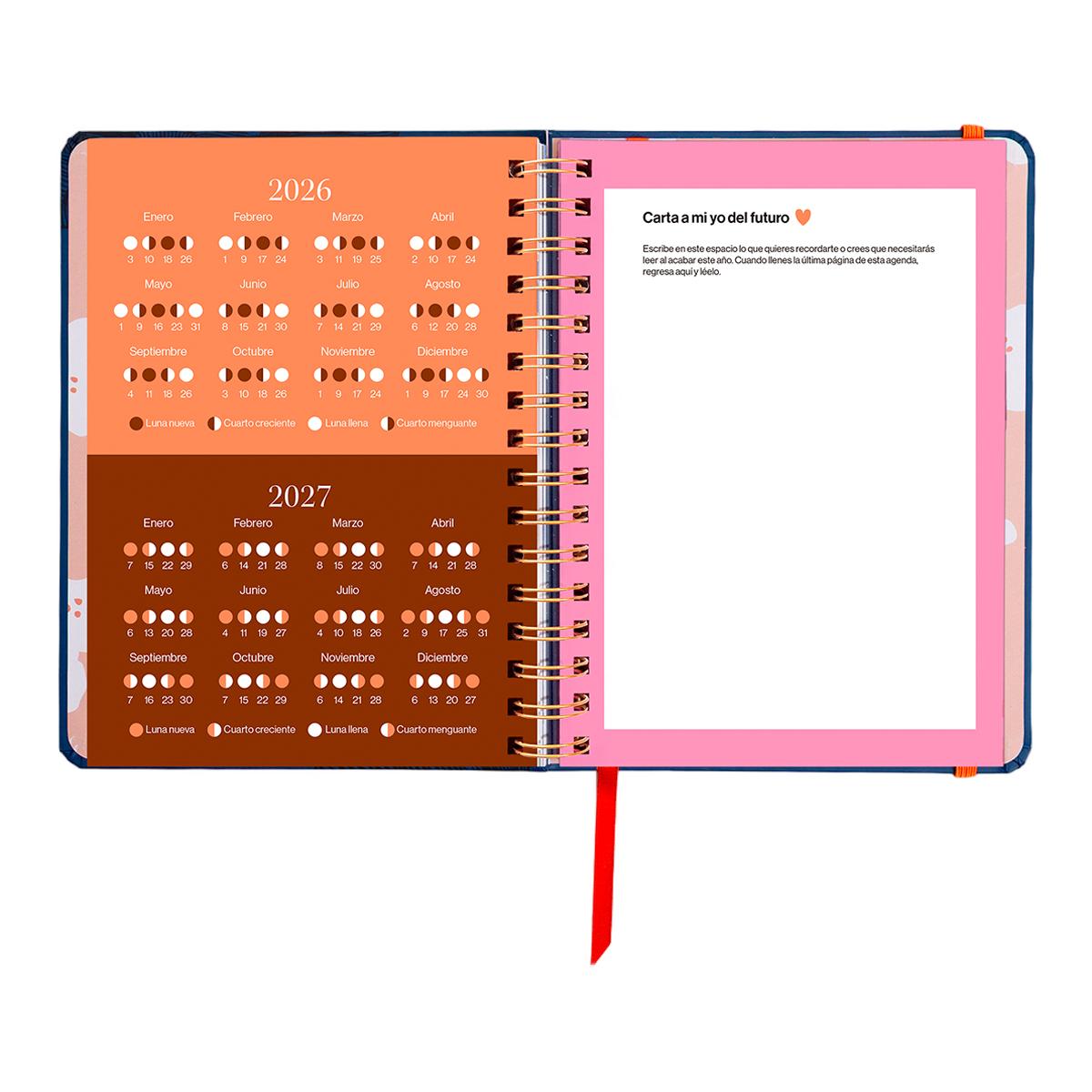 Agenda Escolar 11 Meses 2026-2027 168x220 mm 1 Dia por Página Kyoto UO Espanhol Multicolor-6