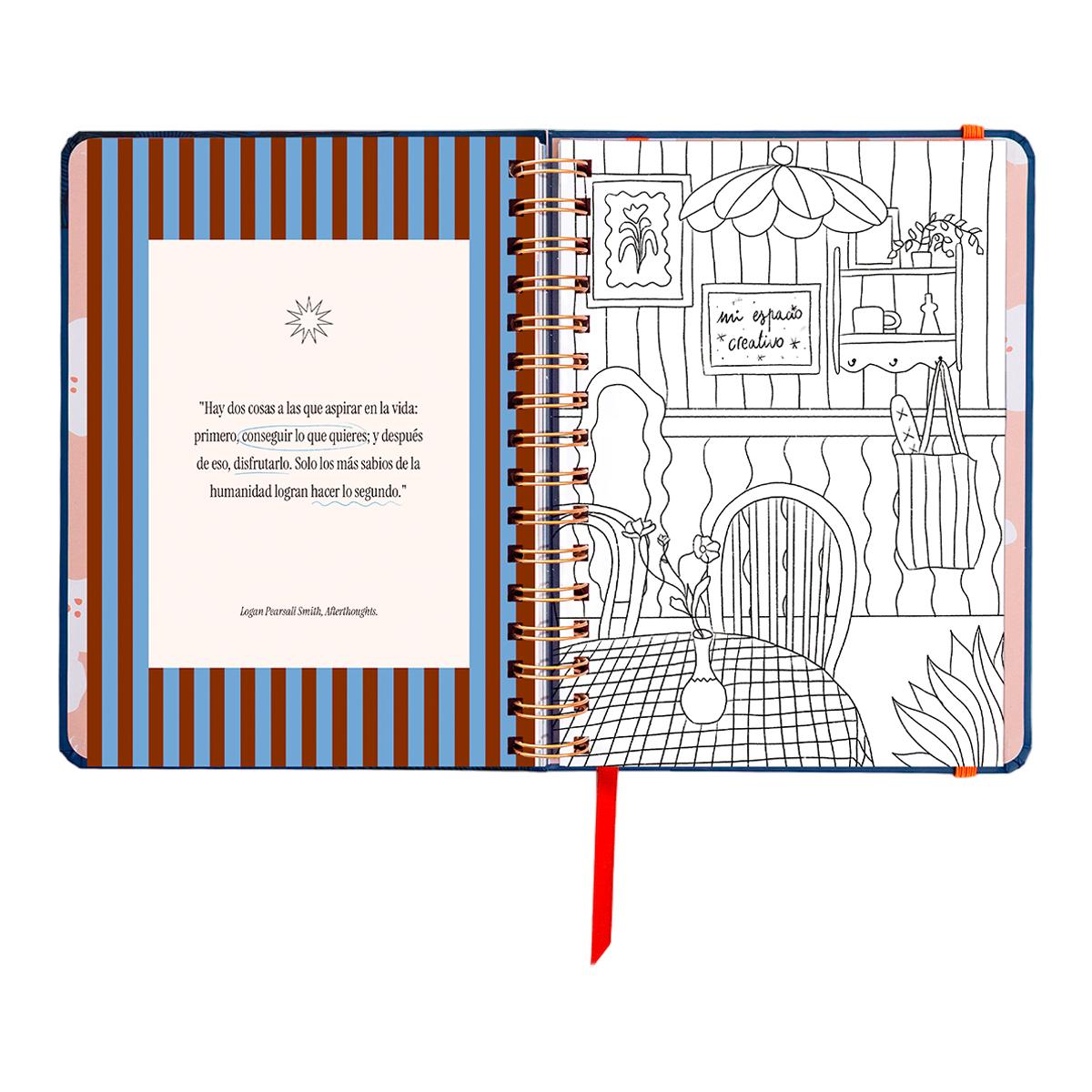 Agenda Escolar 11 Meses 2026-2027 168x220 mm 1 Dia por Página Kyoto UO Espanhol Multicolor-14