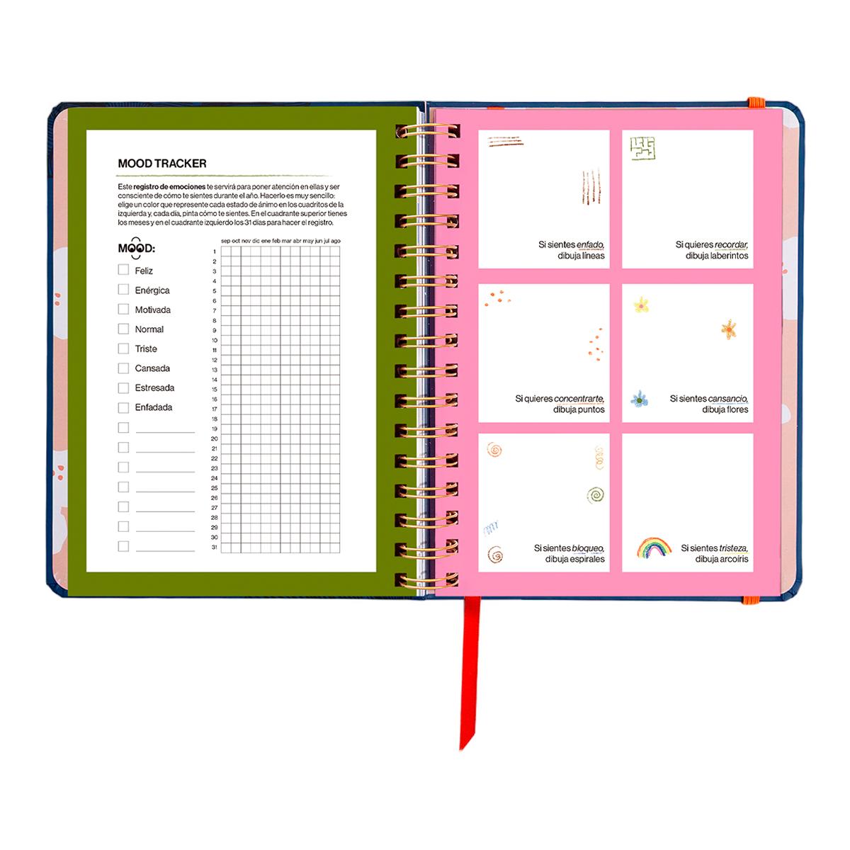 Agenda Escolar 11 Meses 2026-2027 168x220 mm 1 Dia por Página Kyoto UO Espanhol Multicolor-15