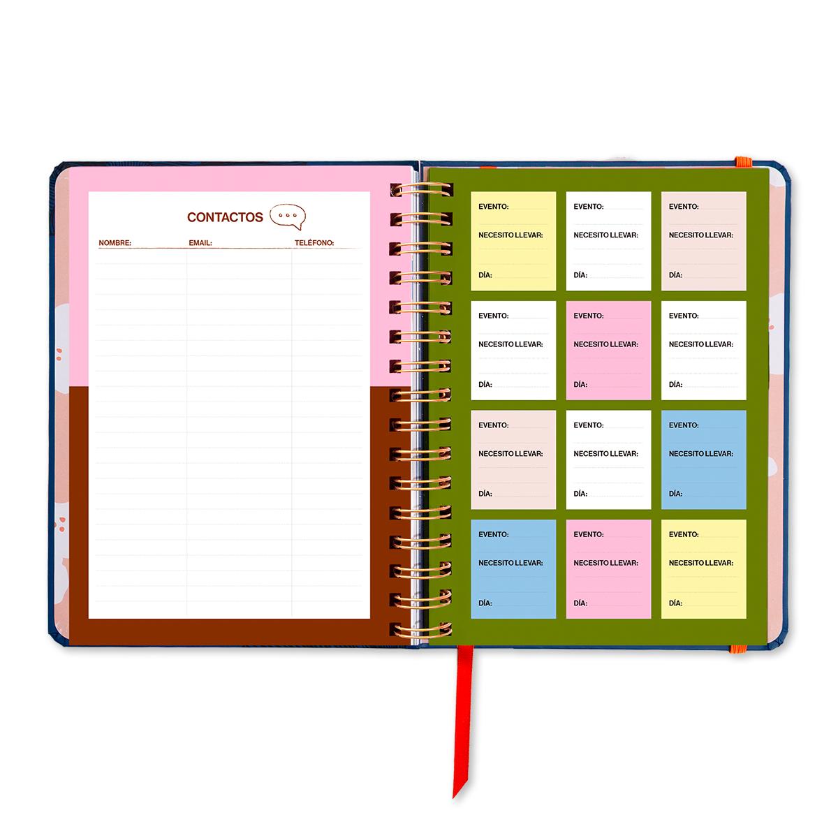 Agenda Escolar 11 Meses 2026-2027 168x220 mm 1 Dia por Página Kyoto UO Espanhol Multicolor-17