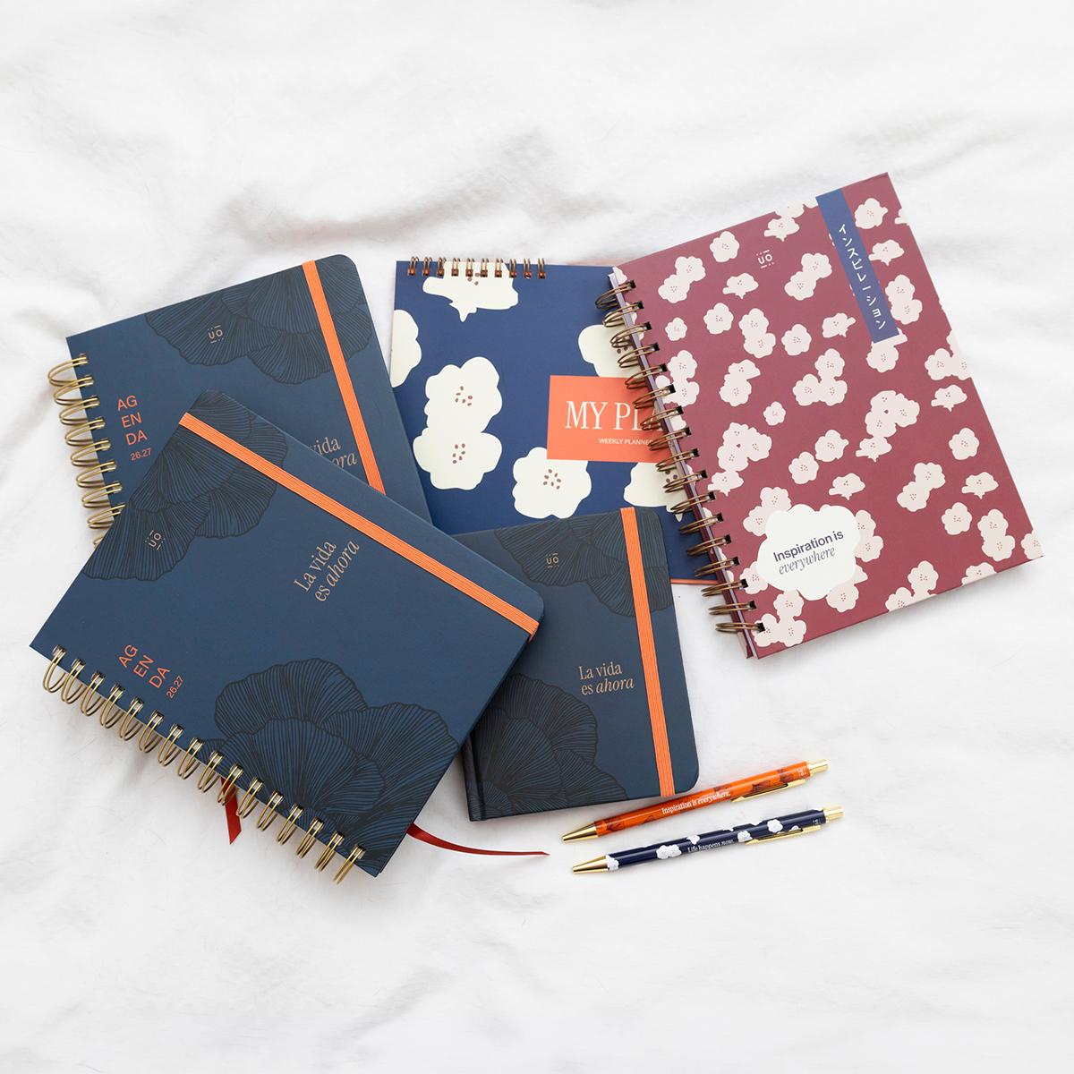 Agenda Escolar 11 Meses 2026-2027 168x220 mm 1 Dia por Página Kyoto UO Espanhol Multicolor-24