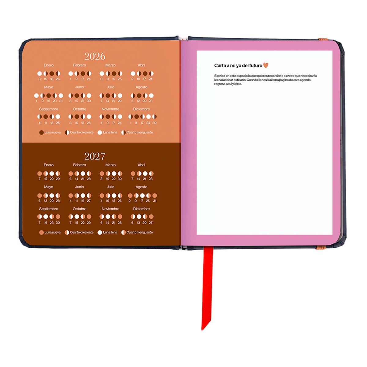 Agenda Escolar 11 Meses 2026-2027 128x154 mm Mini Vista Semana Kyoto UO Espanhol Multicolor-7