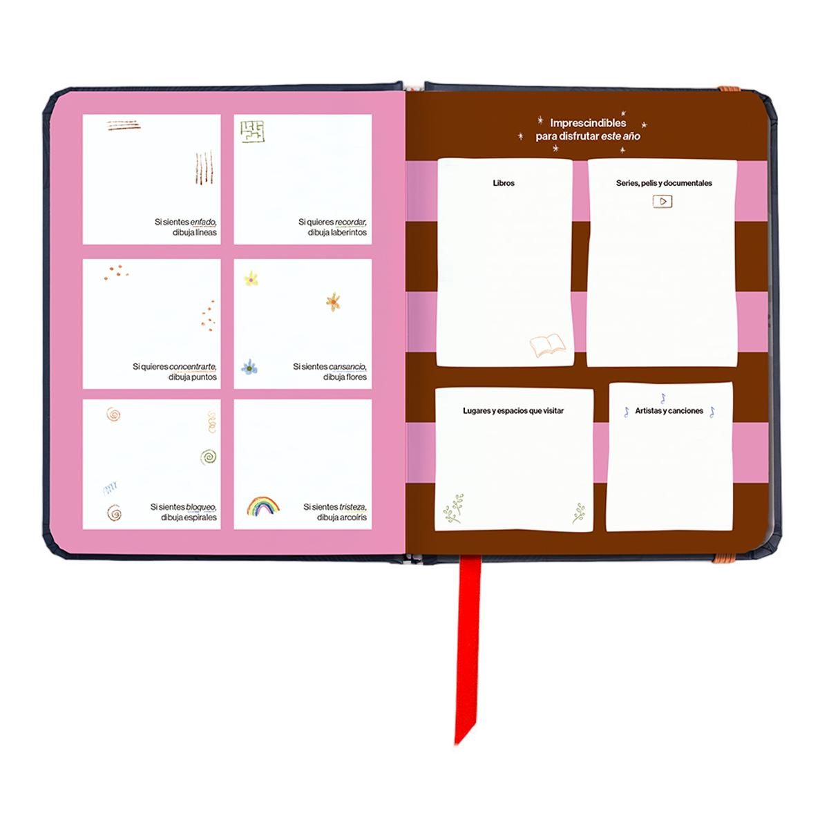 Agenda Escolar 11 Meses 2026-2027 128x154 mm Mini Vista Semana Kyoto UO Espanhol Multicolor-17