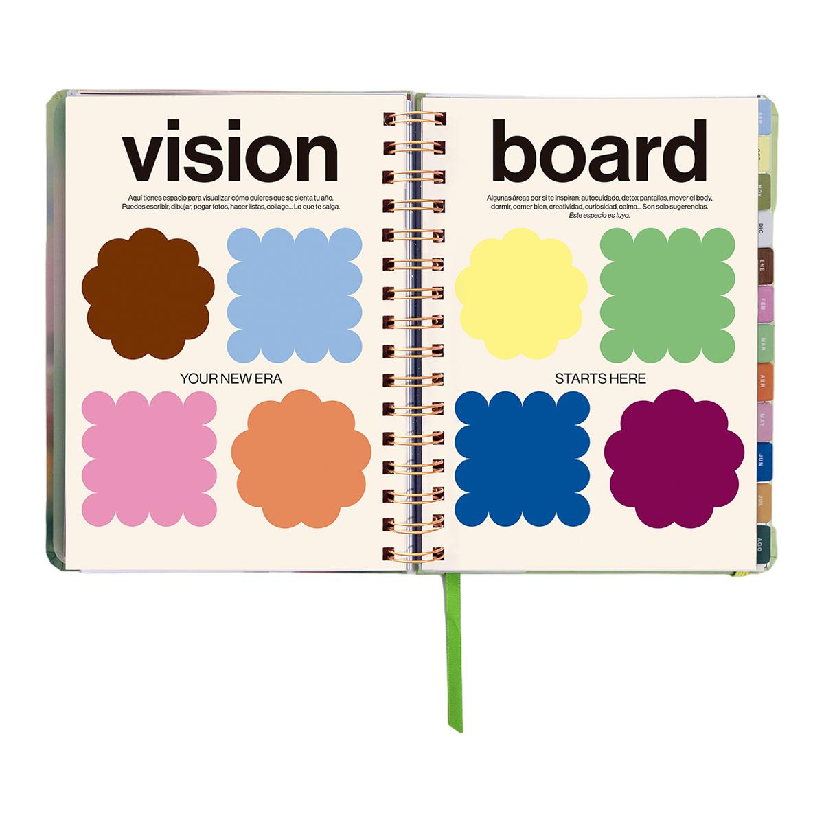 Agenda Escolar 11 Meses 2026-2027 168x220 mm Vista Semana Bloom UO Espanhol Multicolor-8