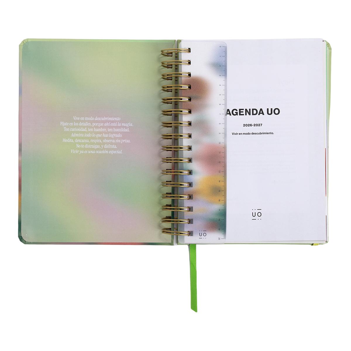 Agenda Escolar 11 Meses 2026-2027 168x220 mm 1 Dia por Página Bloom UO Espanhol Multicolor-2