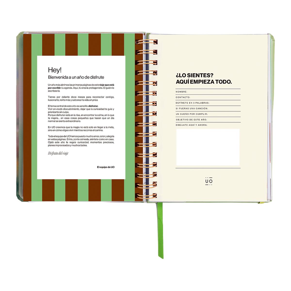 Agenda Escolar 11 Meses 2026-2027 168x220 mm 1 Dia por Página Bloom UO Espanhol Multicolor-3