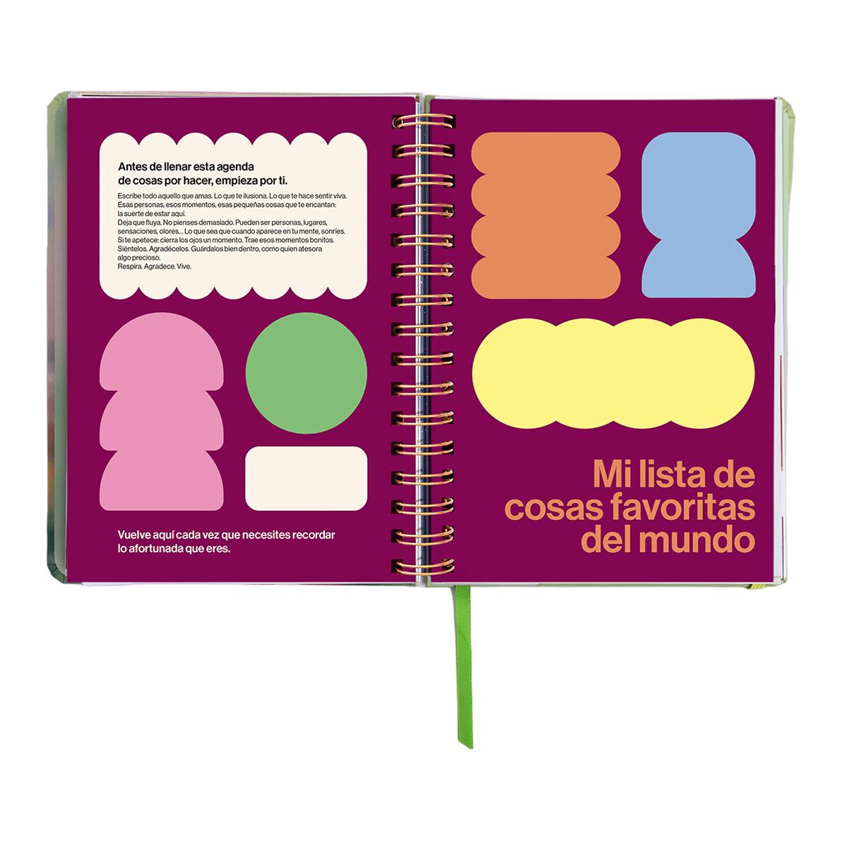 Agenda Escolar 11 Meses 2026-2027 168x220 mm 1 Dia por Página Bloom UO Espanhol Multicolor-9
