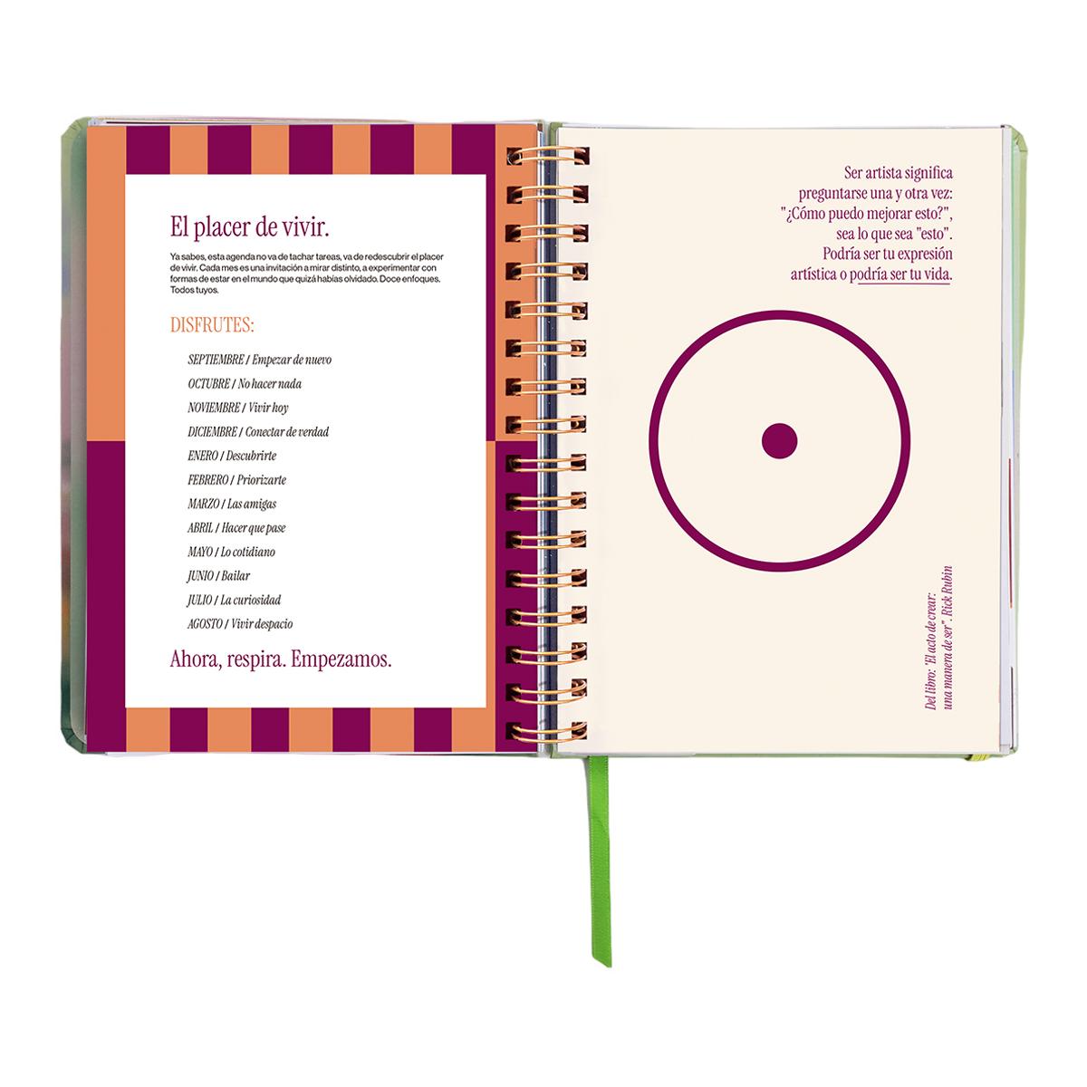 Agenda Escolar 11 Meses 2026-2027 168x220 mm 1 Dia por Página Bloom UO Espanhol Multicolor-10