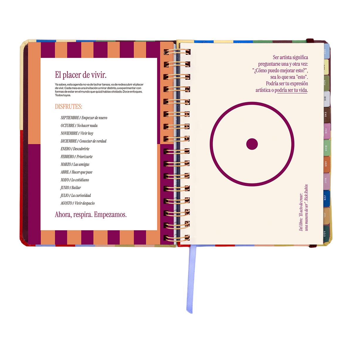 Agenda Escolar 11 Meses 2026-2027 168x220 mm Vista Semanal Copenhague UO Espanhol Multicolor-10