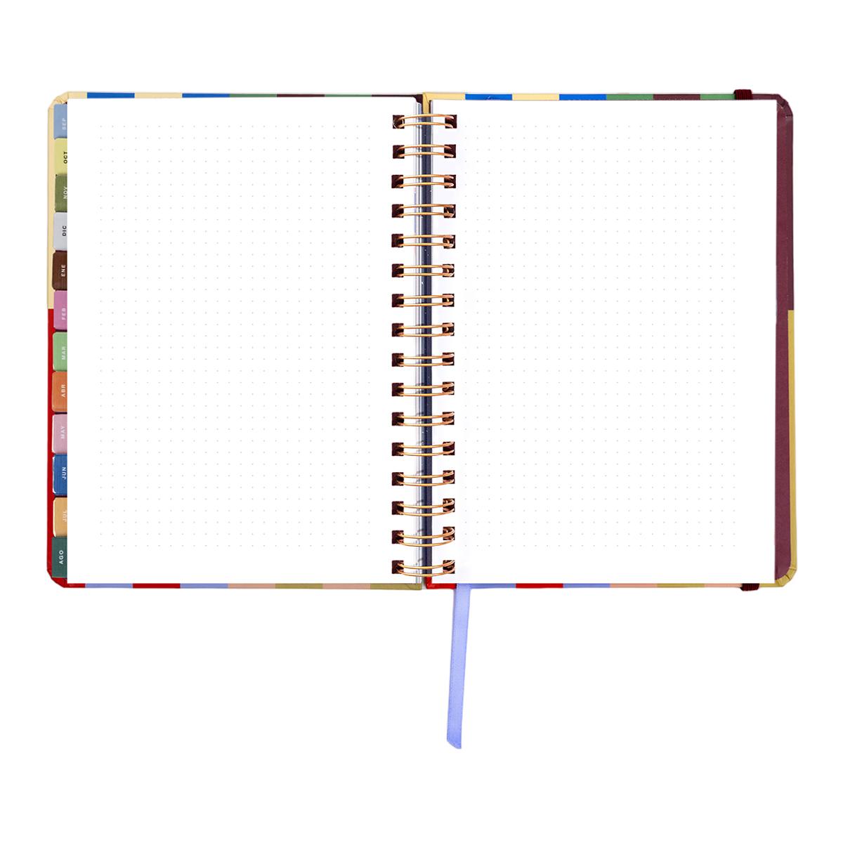 Agenda Escolar 11 Meses 2026-2027 168x220 mm Vista Semanal Copenhague UO Espanhol Multicolor-18