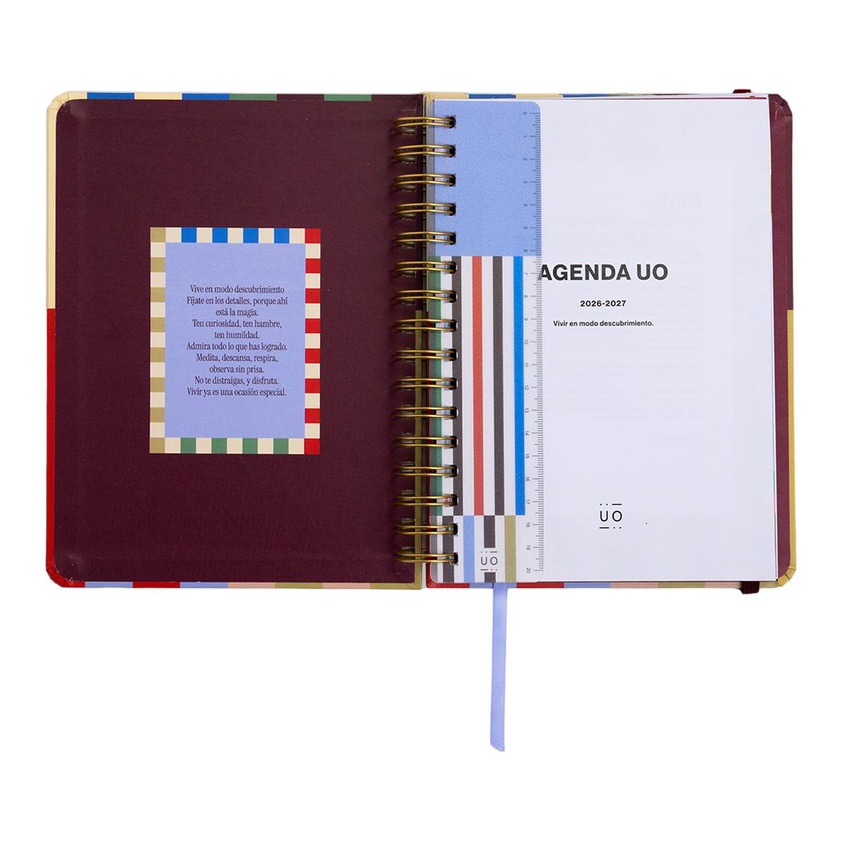 Agenda Escolar 11 Meses 2026-2027 168x220 mm 1 Dia por Página Copenhague UO Espanhol Multicolor-2