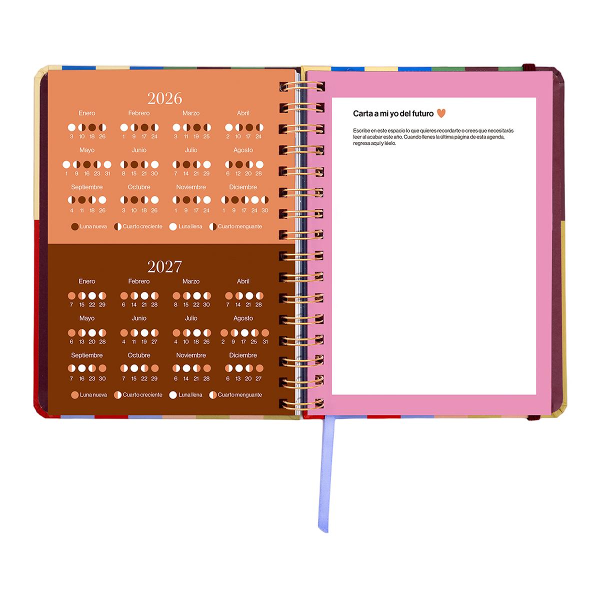 Agenda Escolar 11 Meses 2026-2027 168x220 mm 1 Dia por Página Copenhague UO Espanhol Multicolor-6