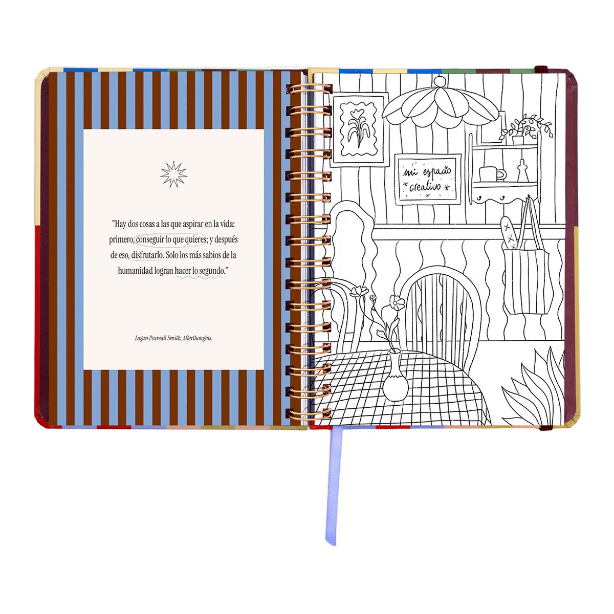 Agenda Escolar 11 Meses 2026-2027 168x220 mm 1 Dia por Página Copenhague UO Espanhol Multicolor-14