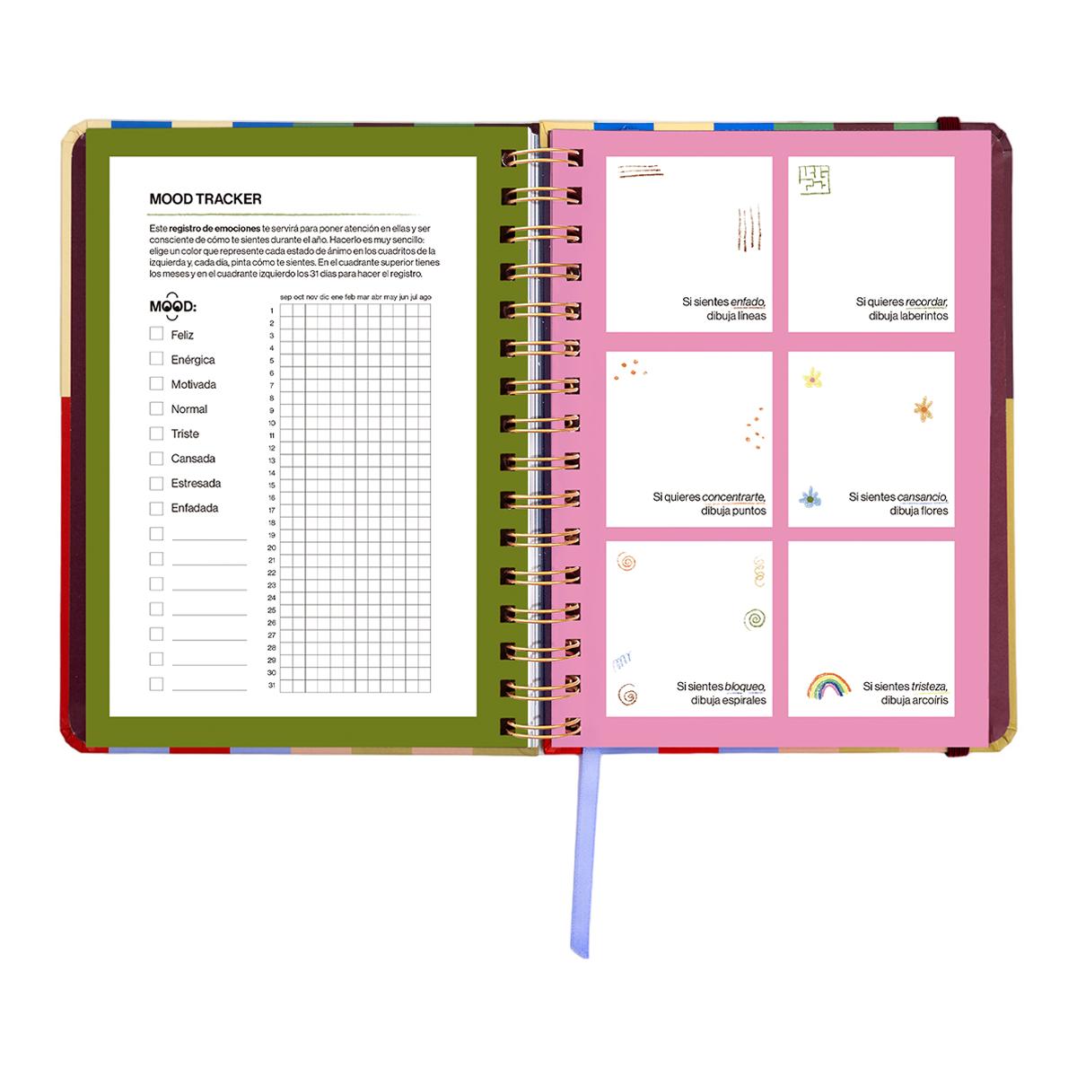 Agenda Escolar 11 Meses 2026-2027 168x220 mm 1 Dia por Página Copenhague UO Espanhol Multicolor-15