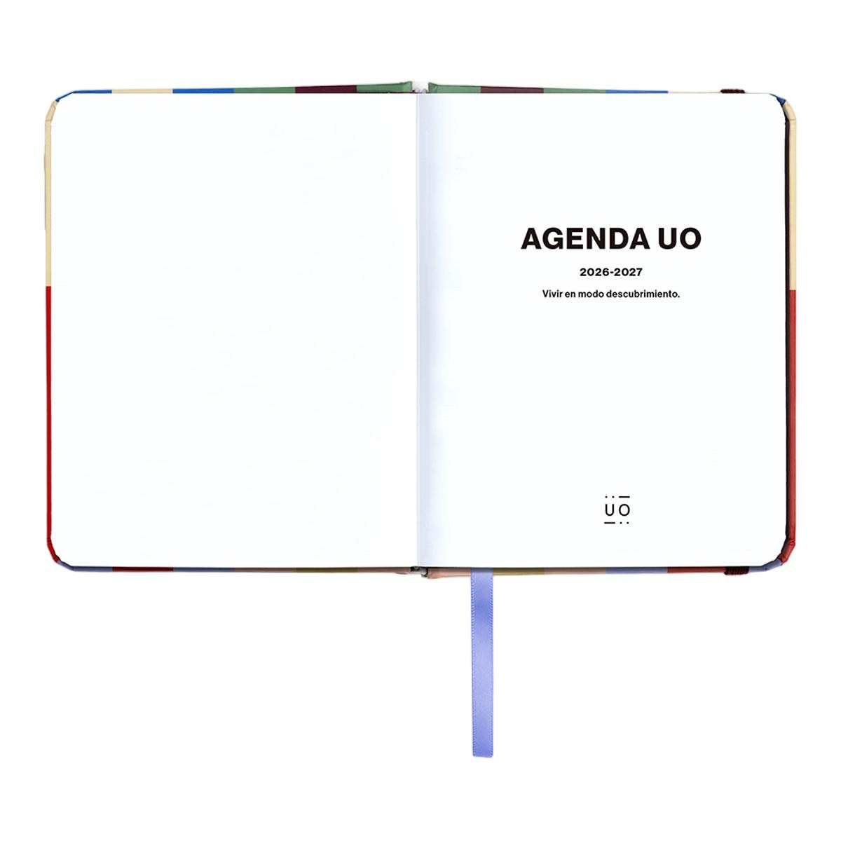 Agenda Escolar 11 Meses 2026-2027 128x154 mm Mini Vista Semanal Copenhague UO Espanhol Multicolor-3