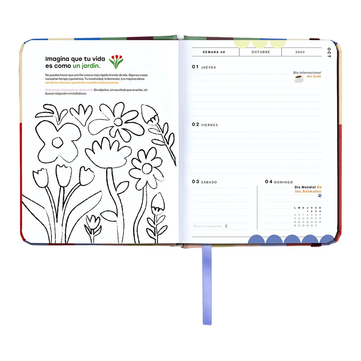 Agenda Escolar 11 Meses 2026-2027 128x154 mm Mini Vista Semanal Copenhague UO Espanhol Multicolor-14