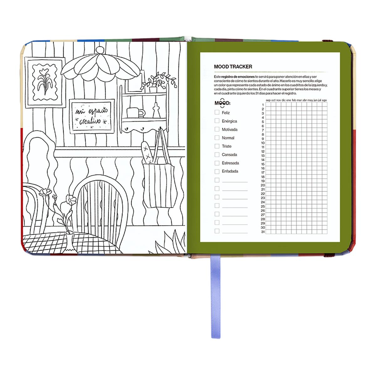 Agenda Escolar 11 Meses 2026-2027 128x154 mm Mini Vista Semanal Copenhague UO Espanhol Multicolor-16