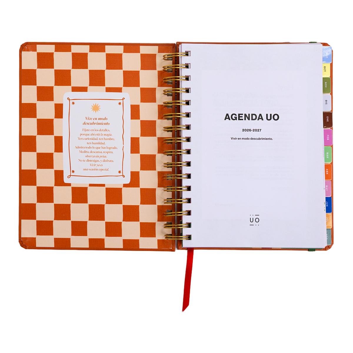 Agenda Escolar 11 Meses 2026-2027 168x220 mm Vista Semanal Sunset UO Espanhol Multicolor-2