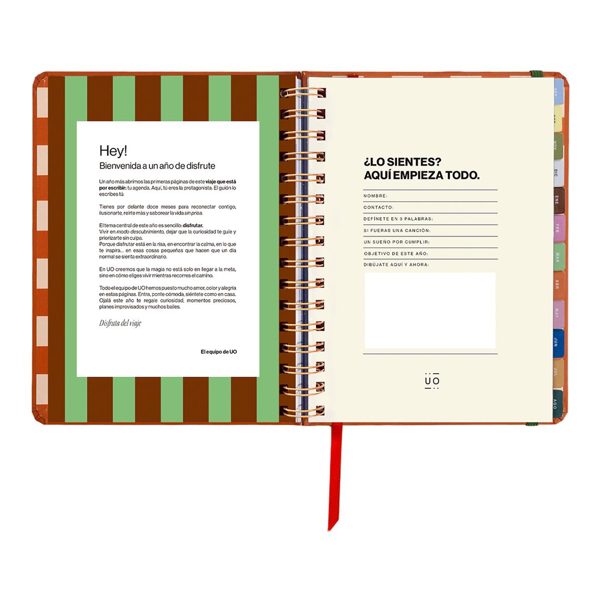 Agenda Escolar 11 Meses 2026-2027 168x220 mm Vista Semanal Sunset UO Espanhol Multicolor-3
