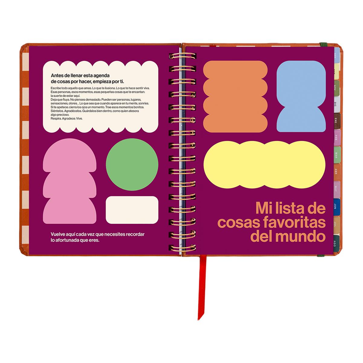 Agenda Escolar 11 Meses 2026-2027 168x220 mm Vista Semanal Sunset UO Espanhol Multicolor-9