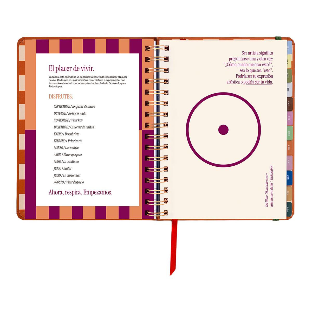 Agenda Escolar 11 Meses 2026-2027 168x220 mm Vista Semanal Sunset UO Espanhol Multicolor-10