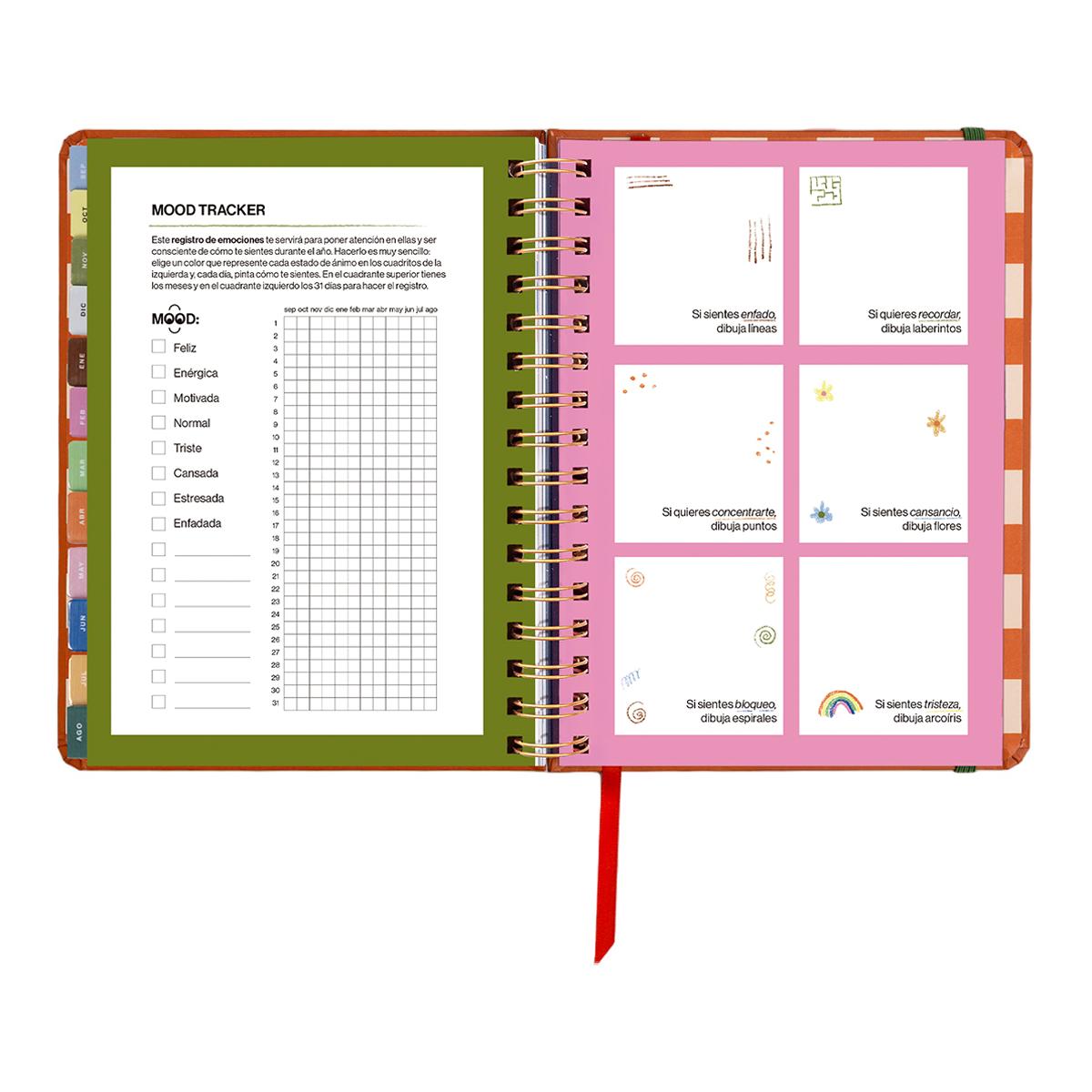 Agenda Escolar 11 Meses 2026-2027 168x220 mm Vista Semanal Sunset UO Espanhol Multicolor-15