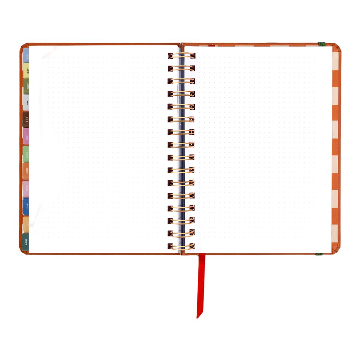 Agenda Escolar 11 Meses 2026-2027 168x220 mm Vista Semanal Sunset UO Espanhol Multicolor-18