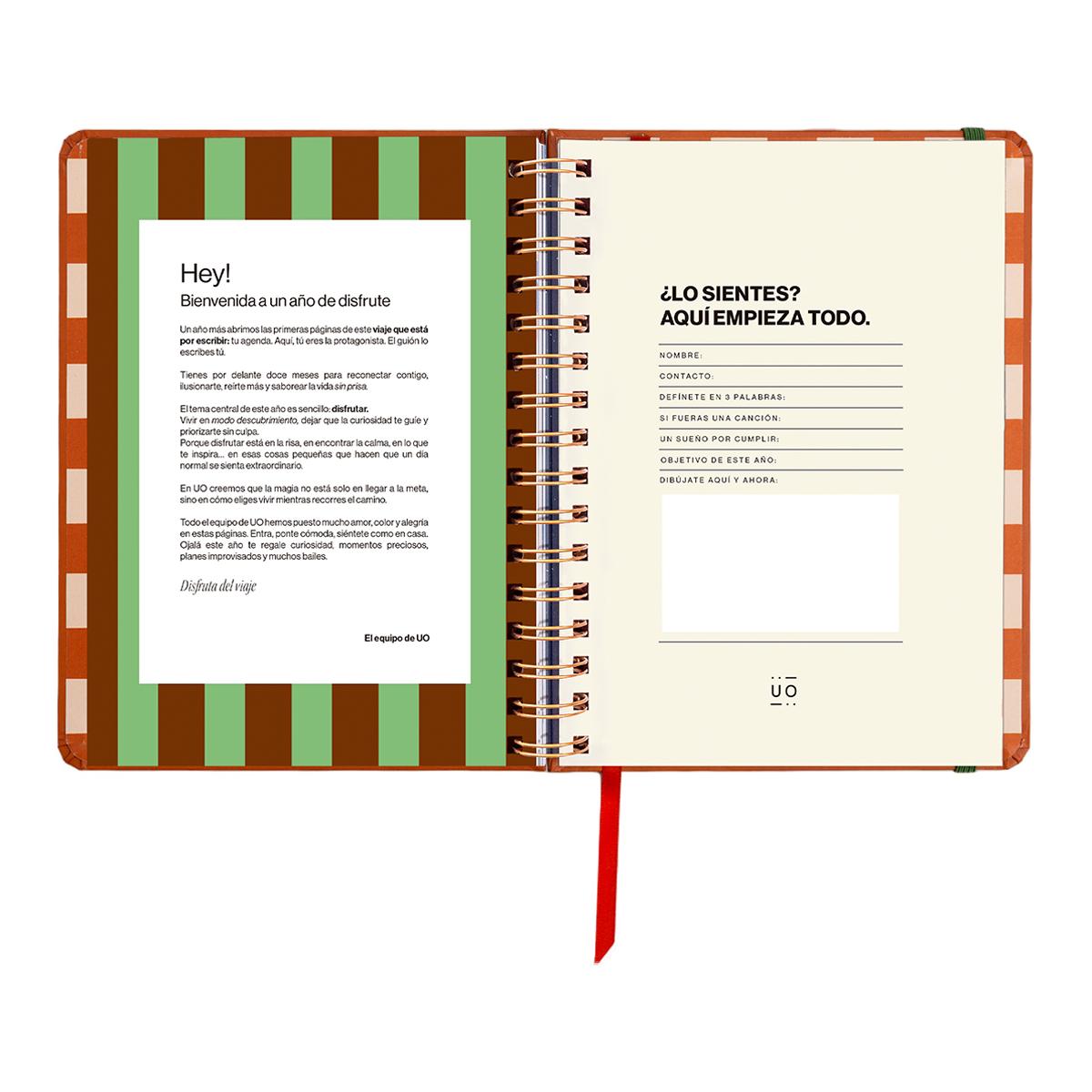 Agenda Escolar 11 Meses 2026-2027 168x220 mm 1 Dia por Página Sunset UO Espanhol Multicolor-3