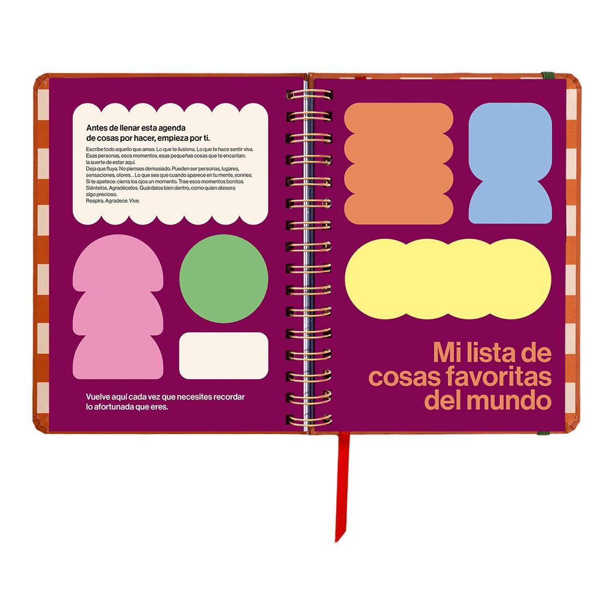 Agenda Escolar 11 Meses 2026-2027 168x220 mm 1 Dia por Página Sunset UO Espanhol Multicolor-9