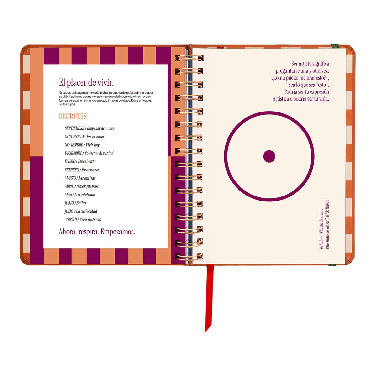 Agenda Escolar 11 Meses 2026-2027 168x220 mm 1 Dia por Página Sunset UO Espanhol Multicolor-10