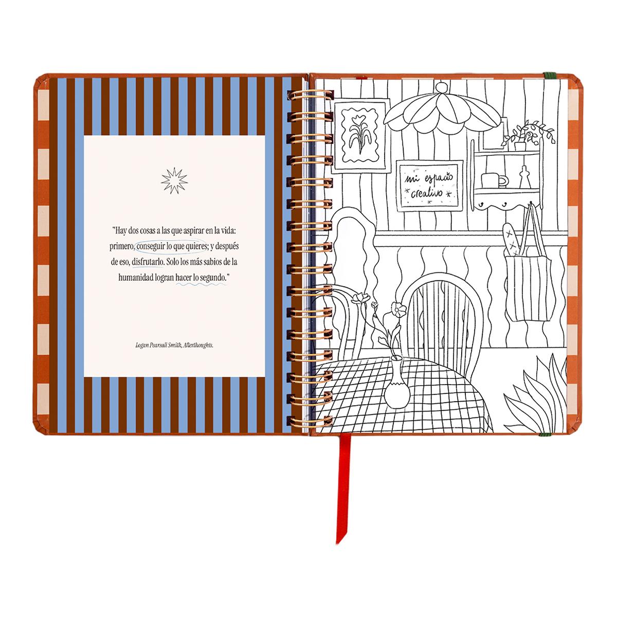 Agenda Escolar 11 Meses 2026-2027 168x220 mm 1 Dia por Página Sunset UO Espanhol Multicolor-14