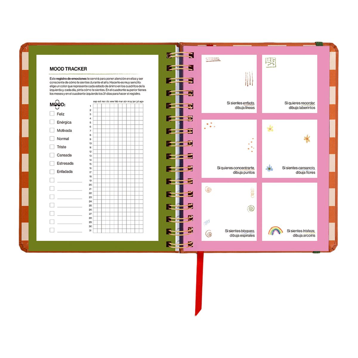 Agenda Escolar 11 Meses 2026-2027 168x220 mm 1 Dia por Página Sunset UO Espanhol Multicolor-15