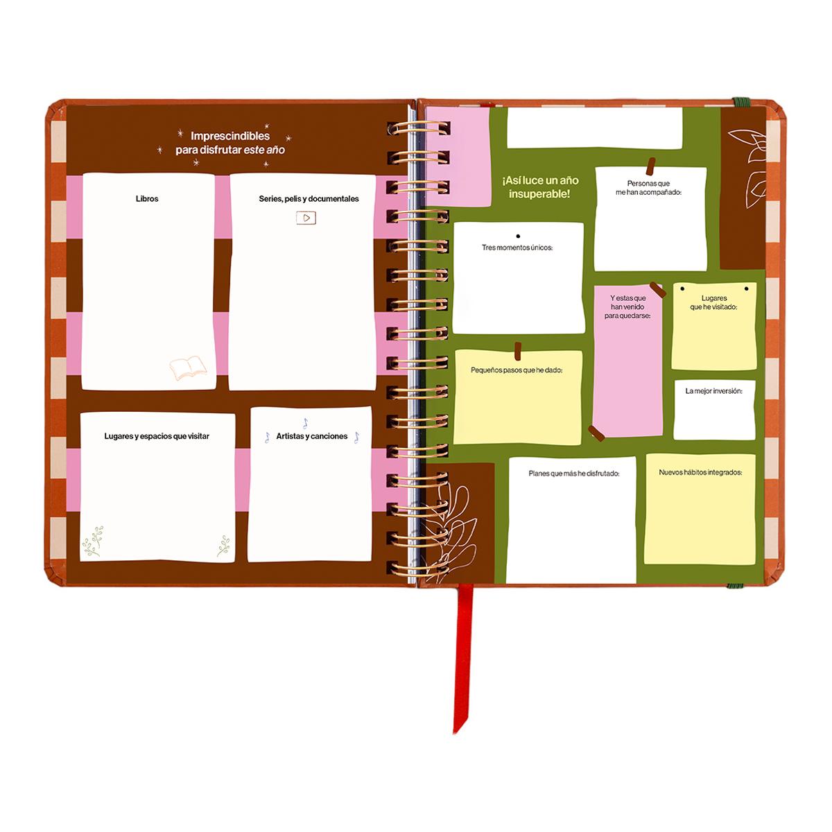Agenda Escolar 11 Meses 2026-2027 168x220 mm 1 Dia por Página Sunset UO Espanhol Multicolor-16