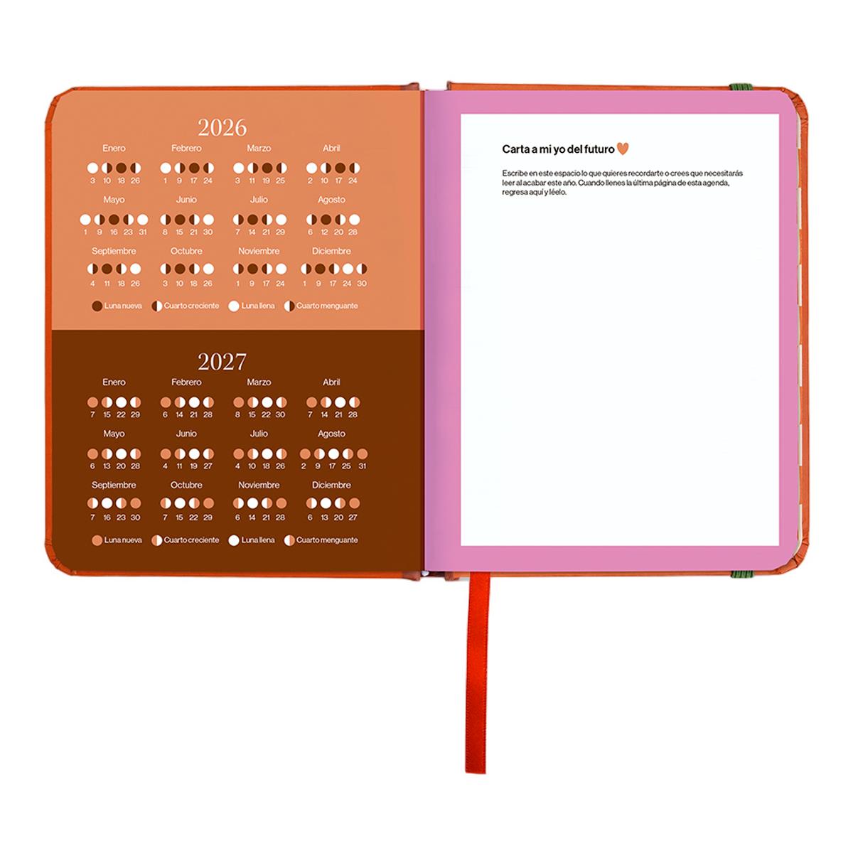 Agenda Escolar 11 Meses 2026-2027 128x154 mm Mini Vista Semanal Sunset UO Espanhol Multicolor-7