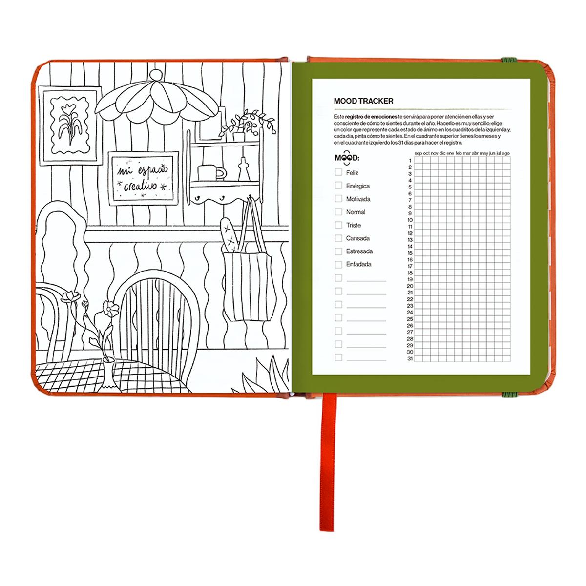 Agenda Escolar 11 Meses 2026-2027 128x154 mm Mini Vista Semanal Sunset UO Espanhol Multicolor-16