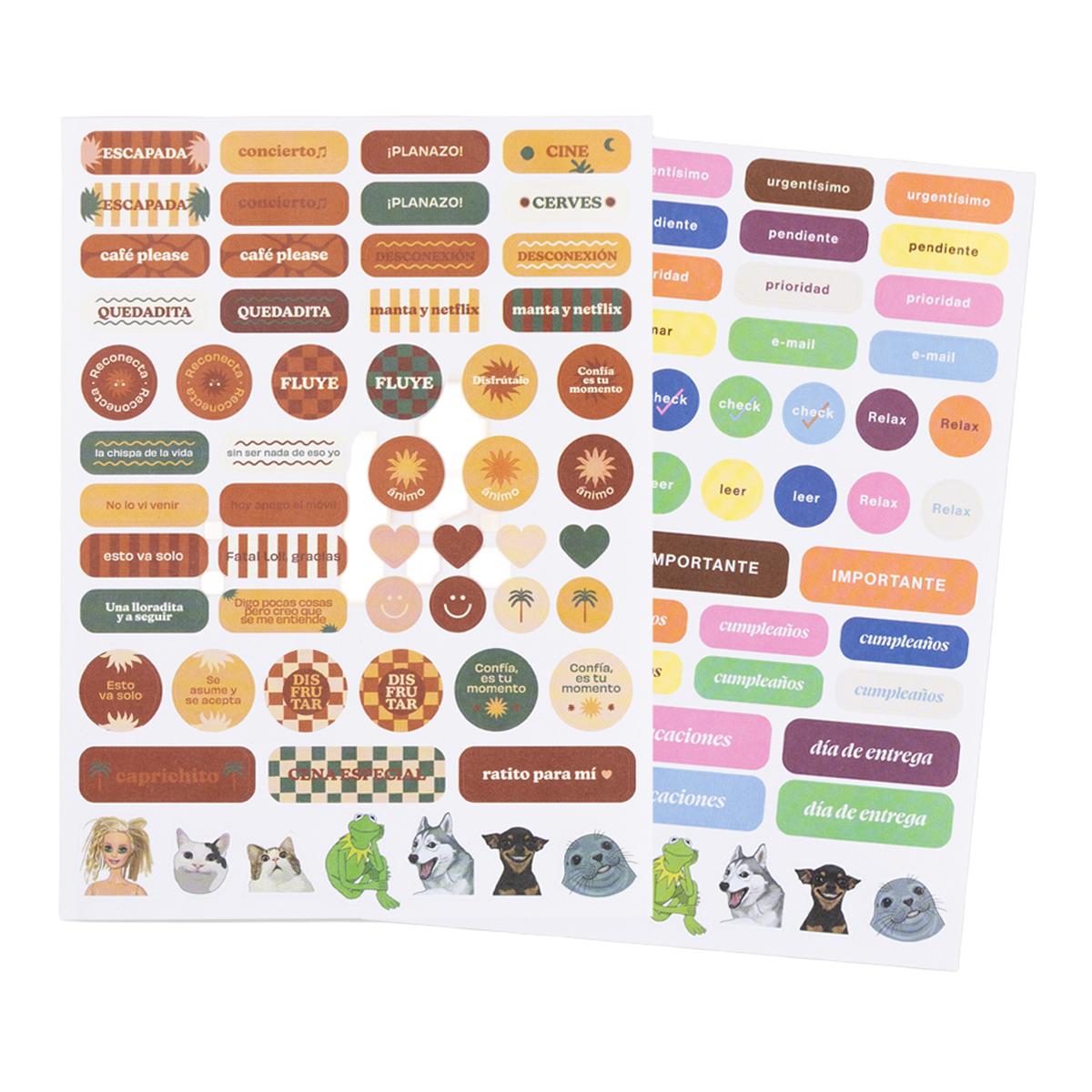 Agenda Escolar 11 Meses 2026-2027 128x154 mm Mini Vista Semanal Sunset UO Espanhol Multicolor-21