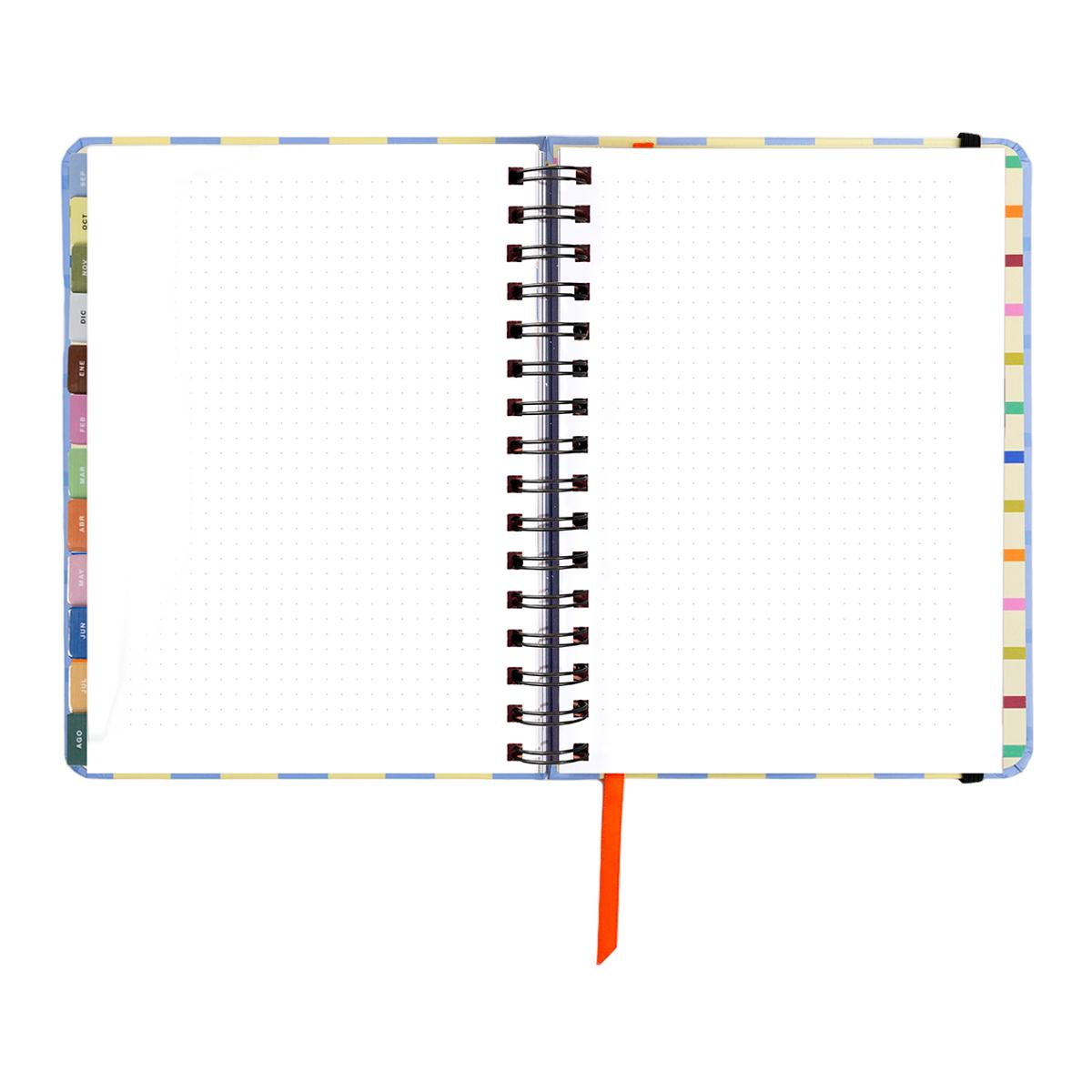 Agenda Escolar 11 Meses 2026-2027 168x220 mm Vista Semanal Opoagenda UO Espanhol Multicolor-16