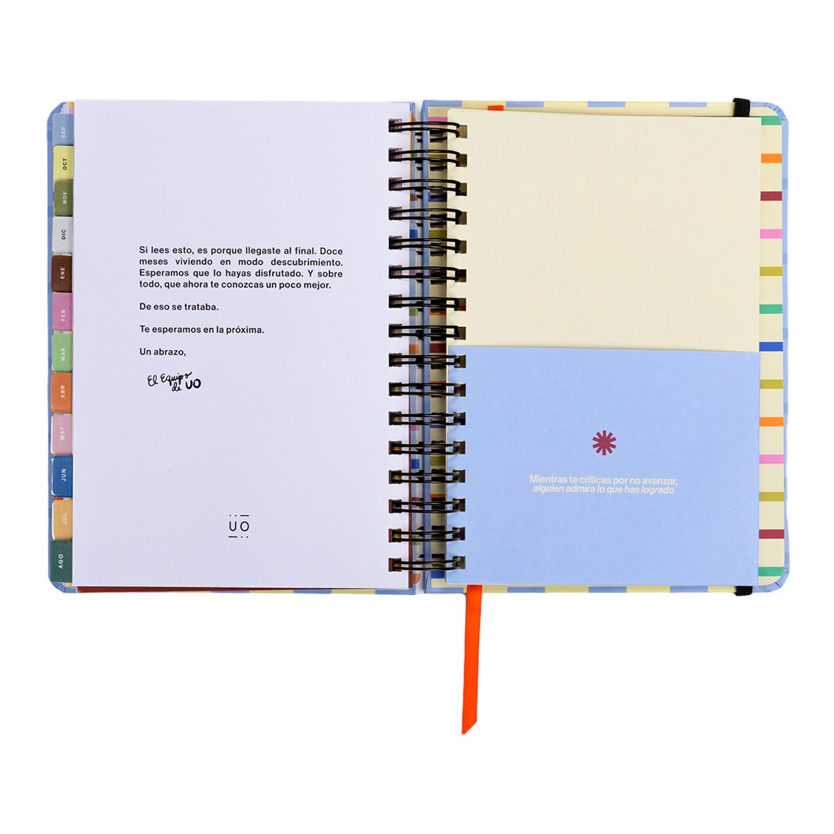 Agenda Escolar 11 Meses 2026-2027 168x220 mm Vista Semanal Opoagenda UO Espanhol Multicolor-17