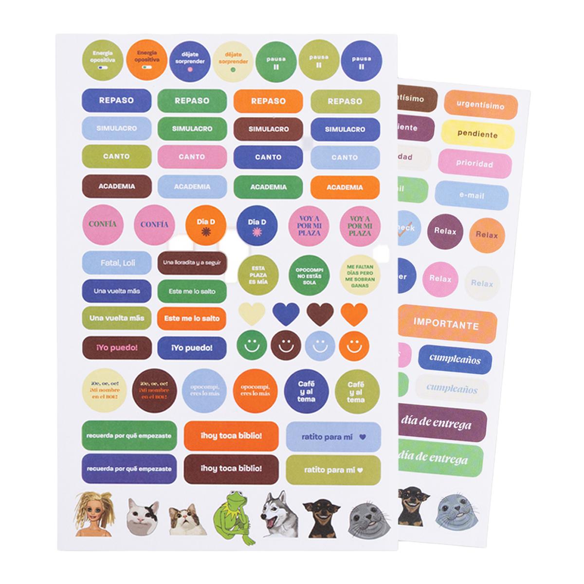 Agenda Escolar 11 Meses 2026-2027 168x220 mm Vista Semanal Opoagenda UO Espanhol Multicolor-18