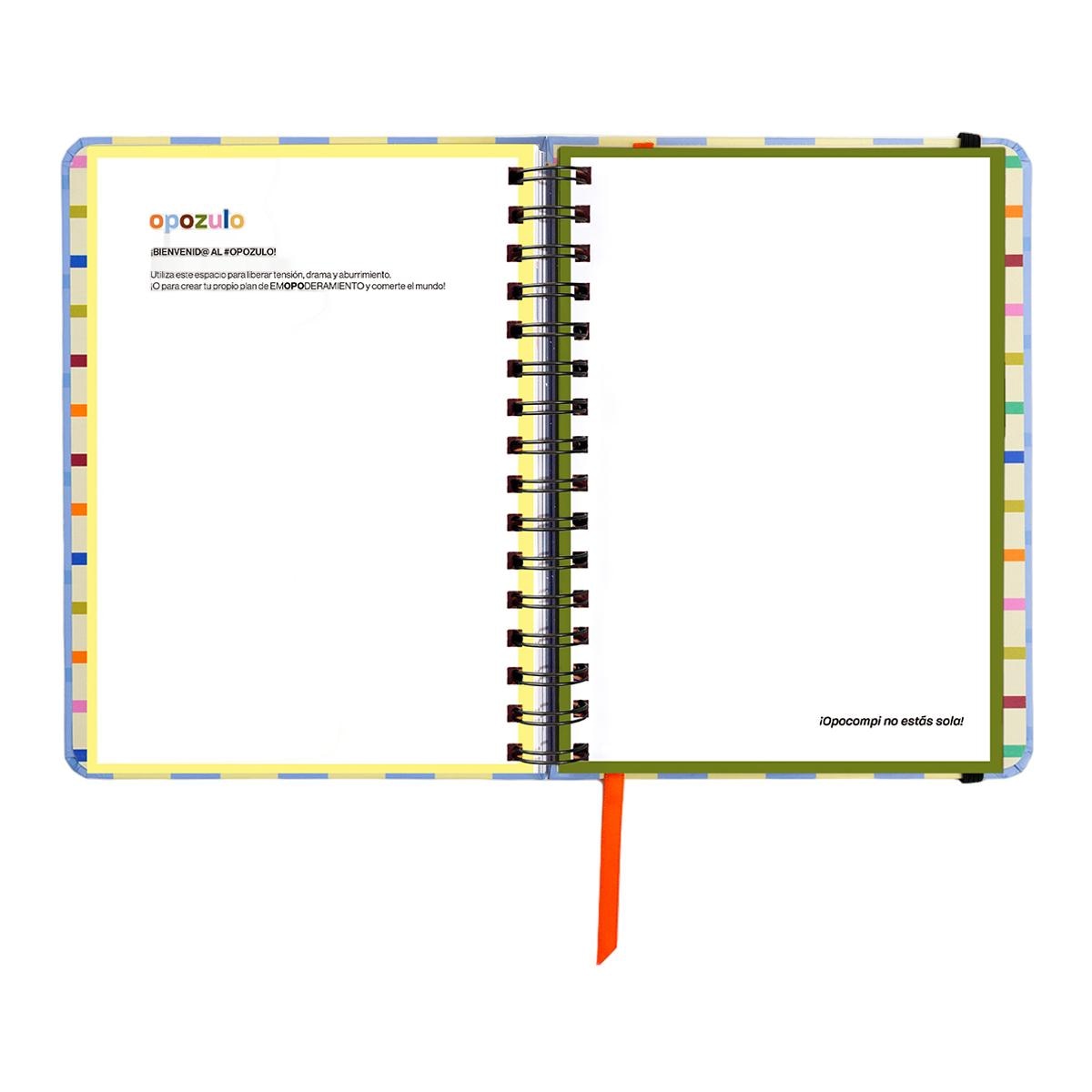 Agenda Escolar 11 Meses 2026-2027 168x220 mm 1 Dia por Página Opoagenda UO Espanhol Multicolor-7