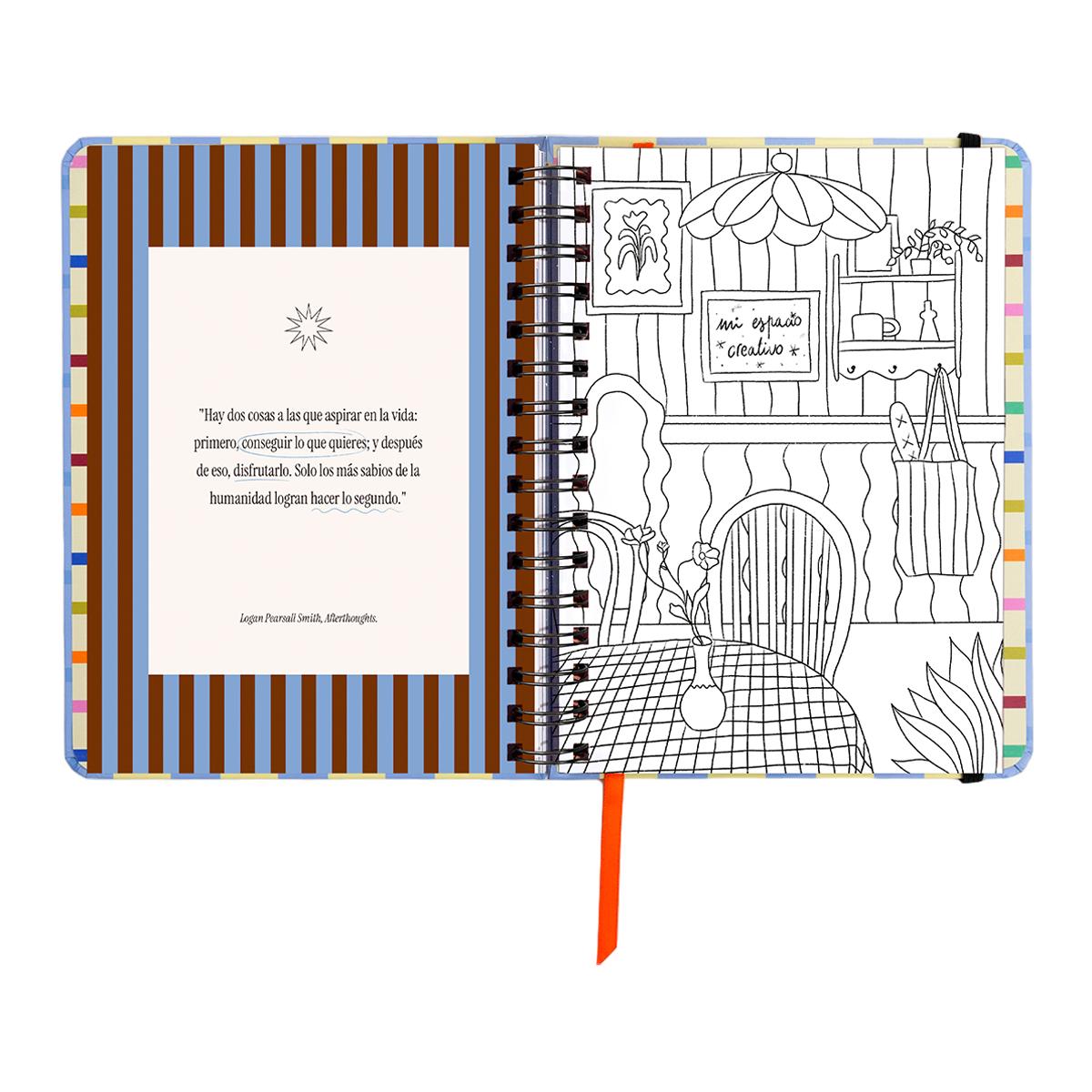 Agenda Escolar 11 Meses 2026-2027 168x220 mm 1 Dia por Página Opoagenda UO Espanhol Multicolor-12
