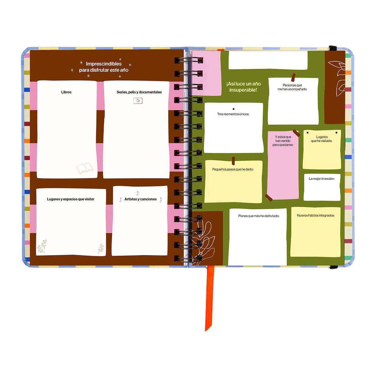 Agenda Escolar 11 Meses 2026-2027 168x220 mm 1 Dia por Página Opoagenda UO Espanhol Multicolor-14