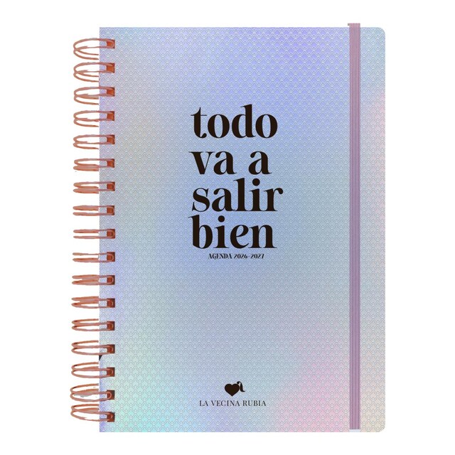 Agenda escolar 2026/2027 semana vista La vecina rubia Tantanfan