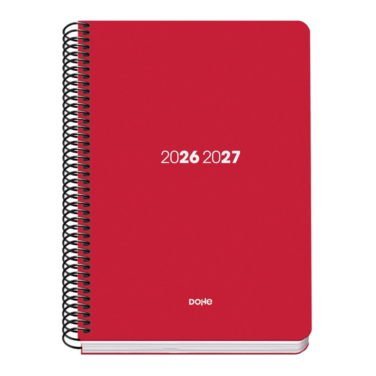 Imagen 0 de Agenda académica BASIC PP A5 Semana vista ELEMENT  ROJO